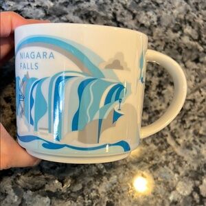 Starbucks, Niagara Falls mug from the you are here collection